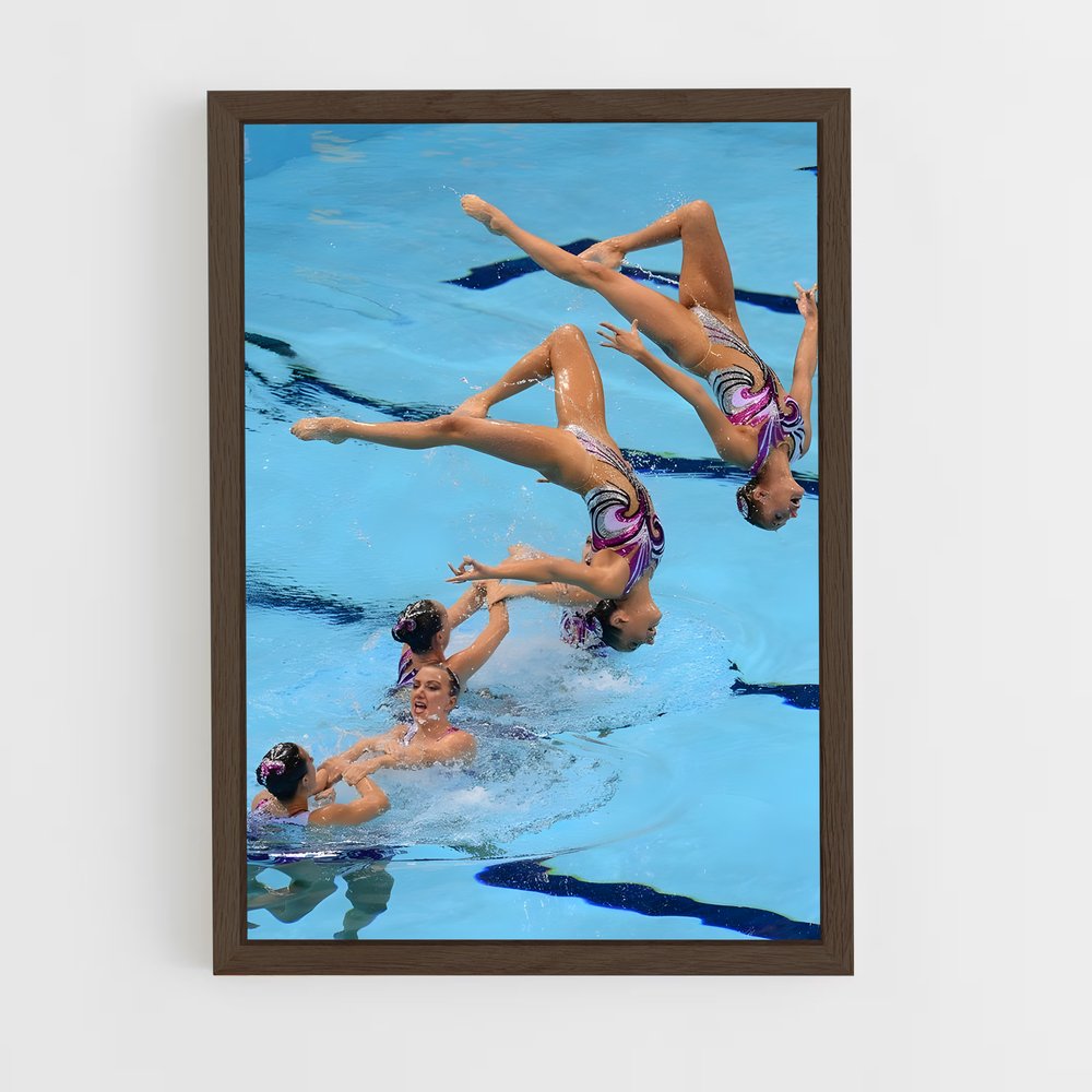 Poster Élévation Synchronisée – affiche Plongeon synchronisé (vue 5)
